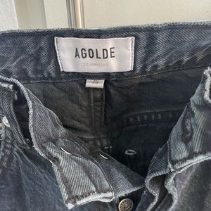 Agolde Black Jamie High Rise jeans